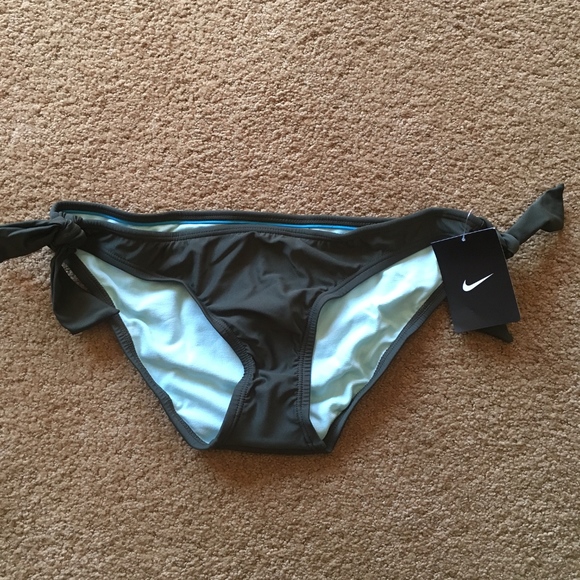 💕2/$30...NWT NIKE Green Side Tie Bikini Bottom - Picture 4 of 7